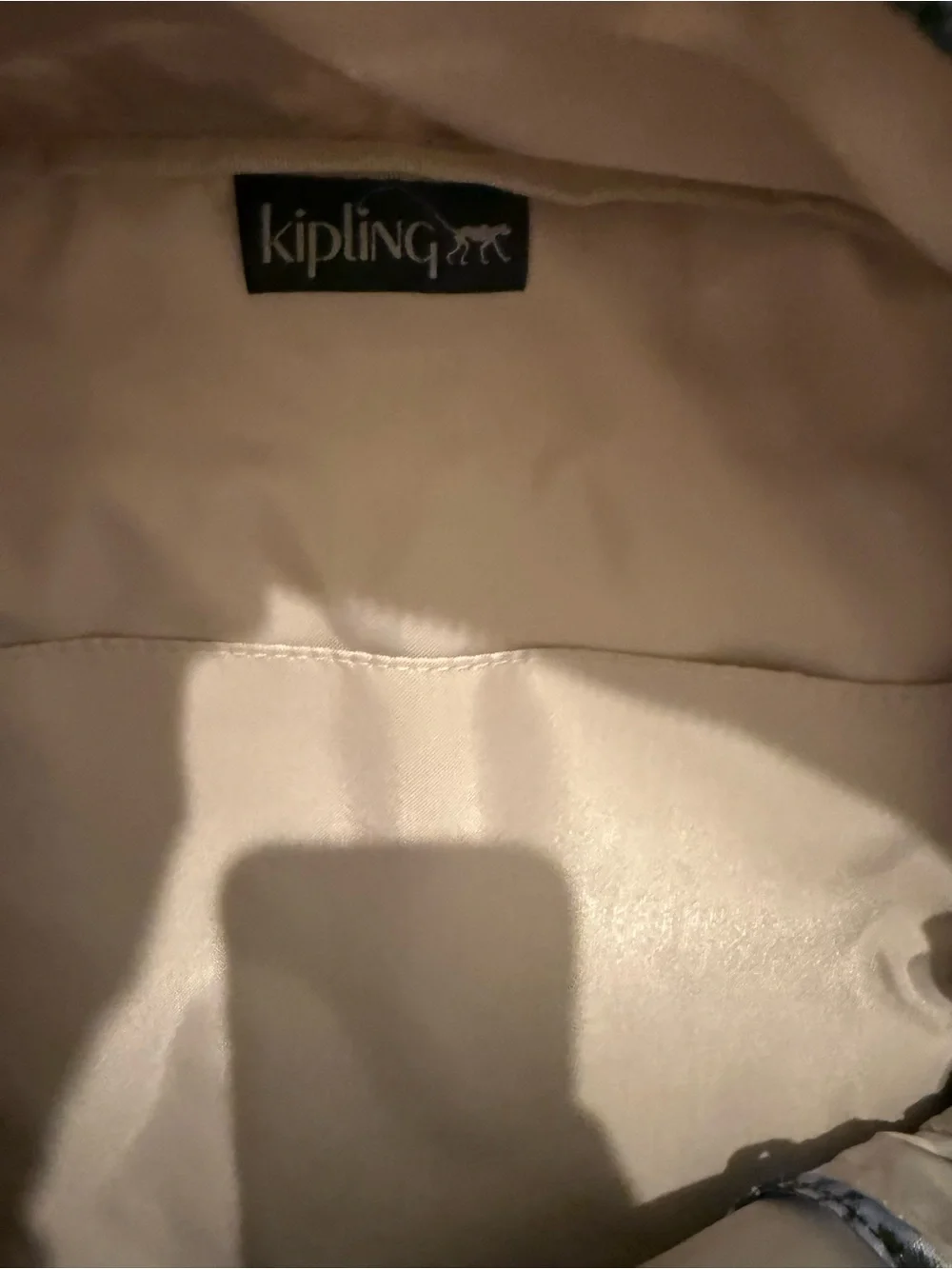 Kipling Floral Backpack in Black, Blue & Purple